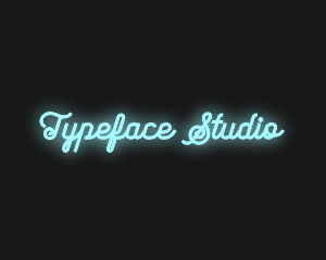 Font - Electric Neon Glow logo design