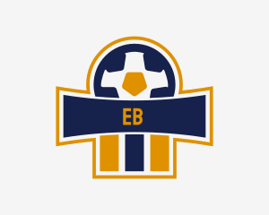 Football - Soccer Team Cross logo design