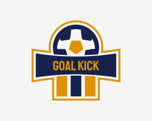 Soccer Team Cross logo design