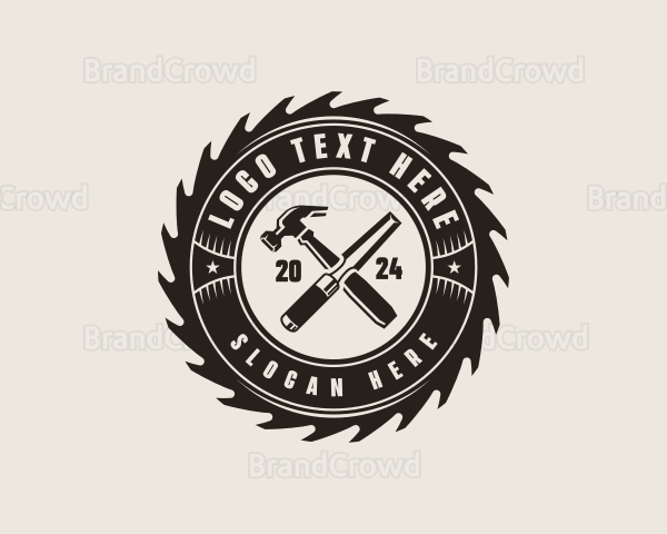 Woodworking Handyman Tools Logo