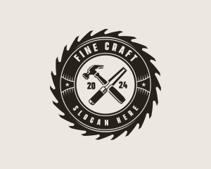 Woodworking Handyman Tools logo design