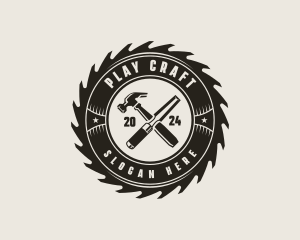 Woodworking Handyman Tools logo design