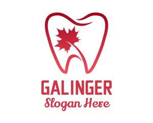 Maple Leaf Tooth Logo