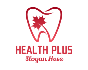 Maple Leaf Tooth logo design