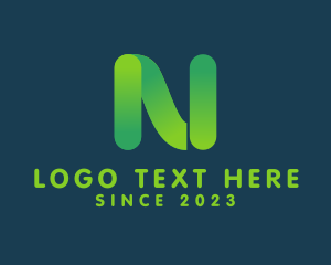 Online Gaming - Web Tech Letter N logo design