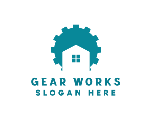 Gear House Maintenance logo design