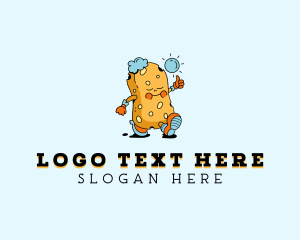Cleaner - Sanitary Sponge Cleaner logo design