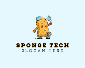 Sponge - Sanitary Sponge Cleaner logo design