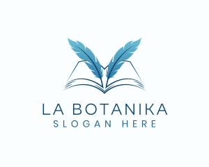 Feather - Feather Book Author logo design