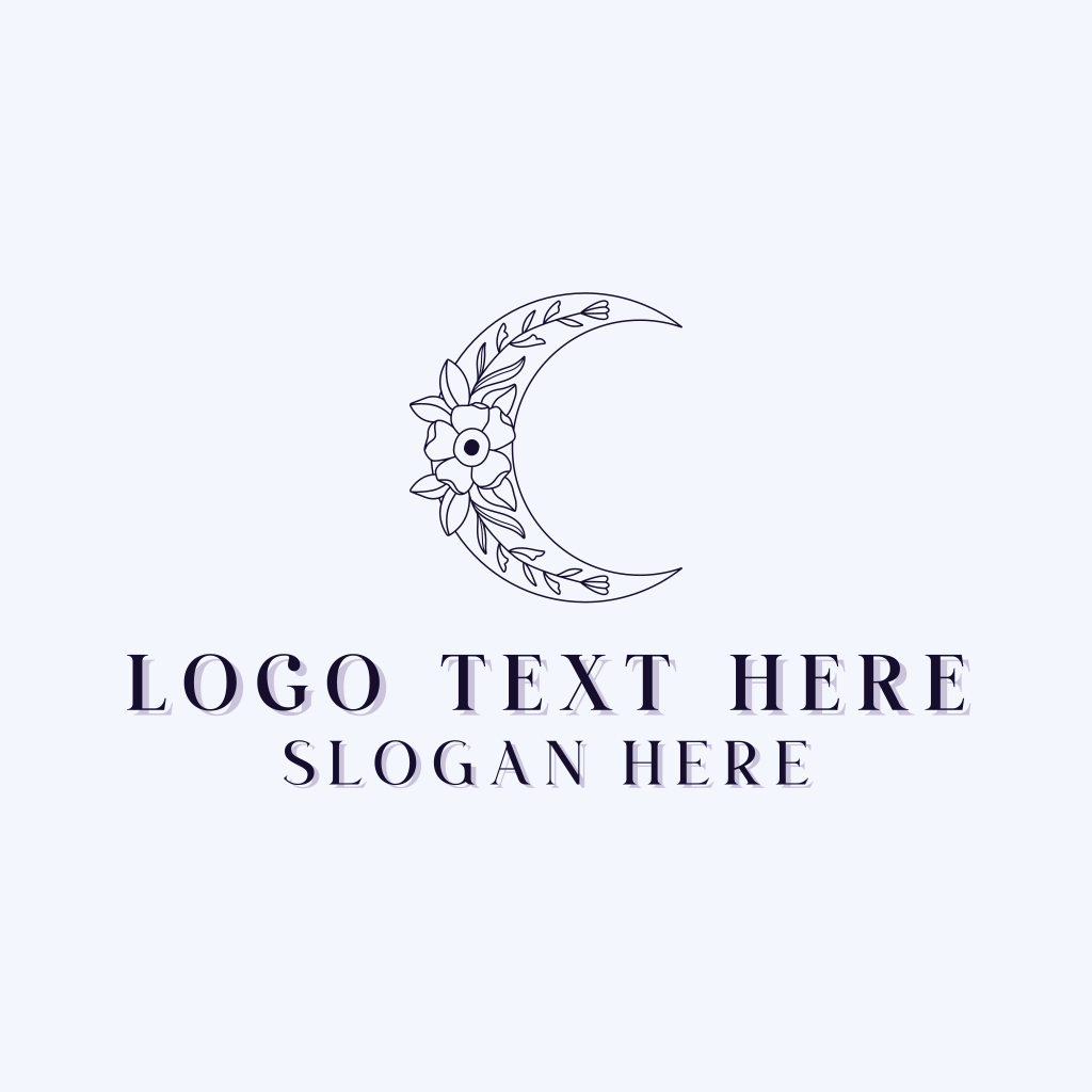 Moon Flower Holistic Logo | BrandCrowd Logo Maker