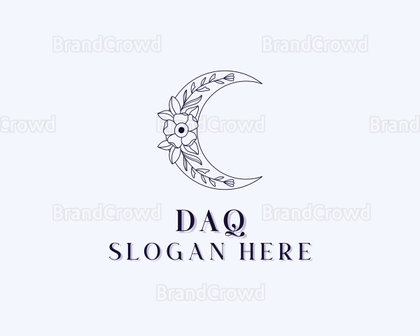 Moon Flower Holistic Logo