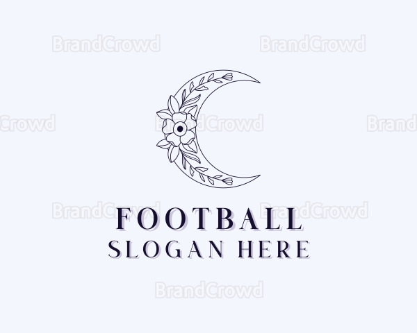 Moon Flower Holistic Logo