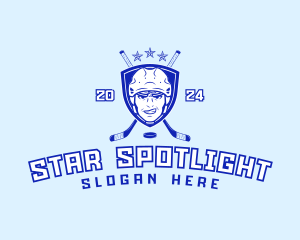 Hockey Varsity Team logo design