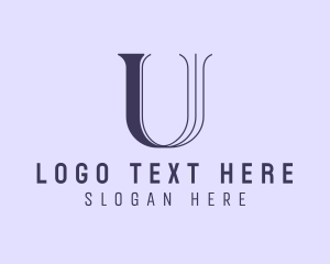 Fashion - Generic Modern Letter U logo design