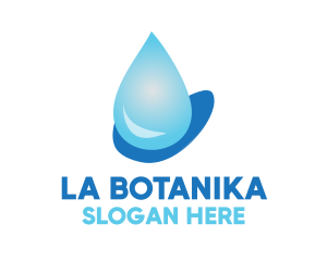 Water Supply - Water Droplet Beverage logo design