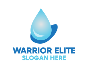 Plumbing - Water Droplet Beverage logo design