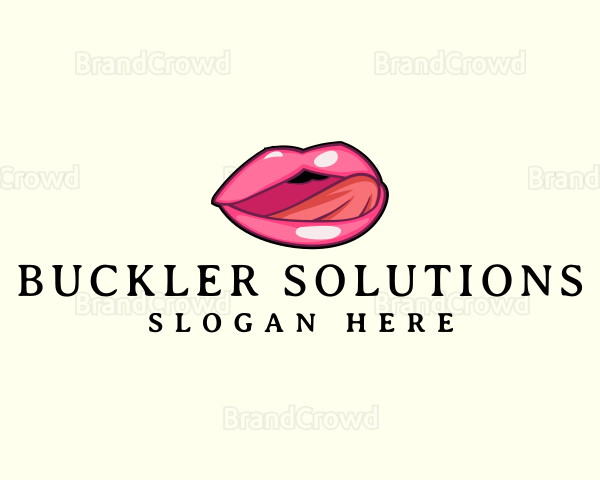 Sensual Woman Tongue Logo