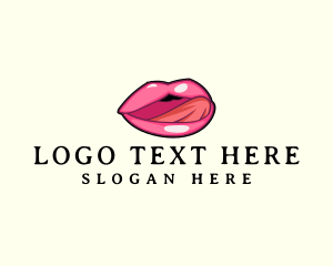 Sensual Woman Tongue Logo