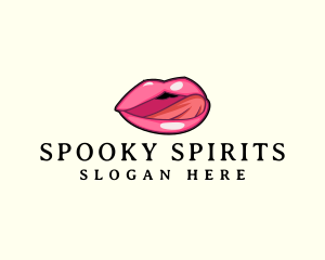 Sensual Woman Tongue Logo