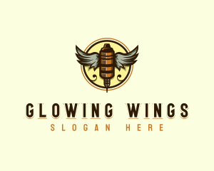 Wing Tattoo Creative logo design