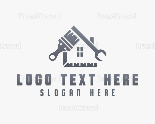 Carpentry Renovation Tools Logo