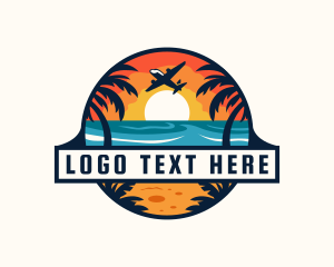 Tourism - Beach Travel Tourism logo design