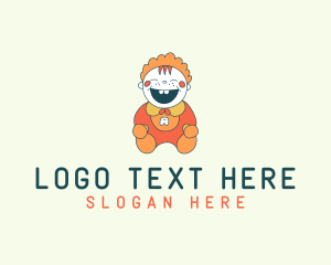 Oral Health - Happy Toddler Dentist logo design