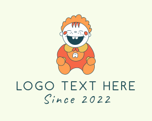 Toddler - Happy Toddler Dentist Clinic logo design