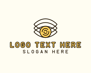 Visual - Hypnotic Optic Eye logo design