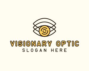 Optic - Hypnotic Optic Eye logo design