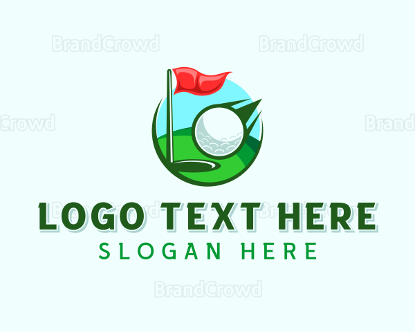 Golf Sports Tournament Logo