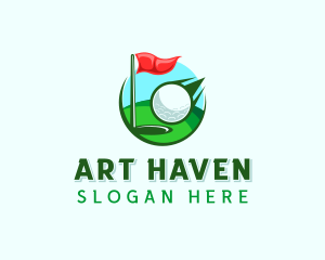 Golf Sports Tournament logo design