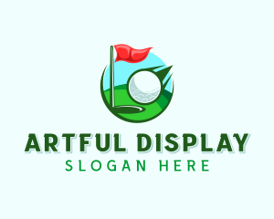 Golf Sports Tournament logo design