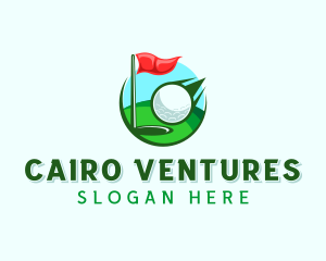 Golf Sports Tournament logo design