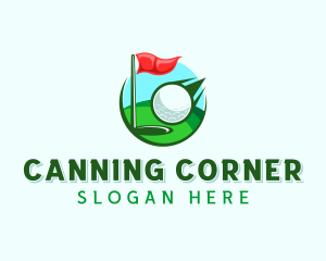 Golf Sports Tournament logo design