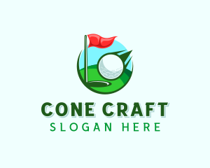 Golf Sports Tournament logo design