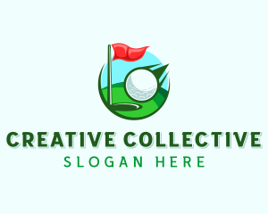 Golf Sports Tournament logo design