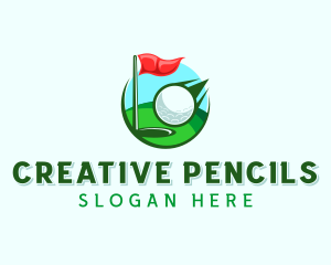 Golf Sports Tournament logo design