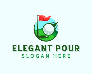 Golf Sports Tournament logo design