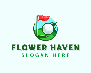 Golf Sports Tournament logo design