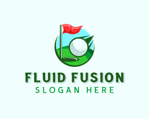 Golf Sports Tournament logo design