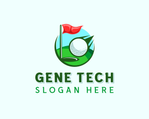 Golf Sports Tournament logo design