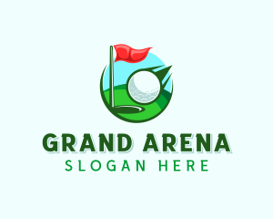 Golf Sports Tournament logo design