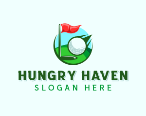 Golf Sports Tournament logo design