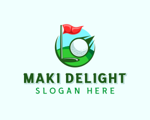 Golf Sports Tournament logo design