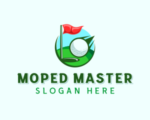 Golf Sports Tournament logo design