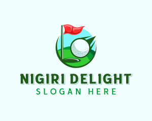 Golf Sports Tournament logo design