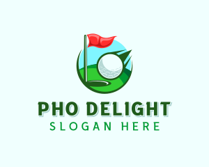 Golf Sports Tournament logo design