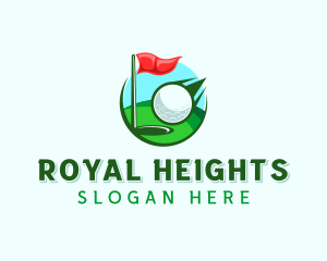 Golf Sports Tournament logo design