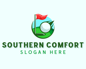 Golf Sports Tournament logo design